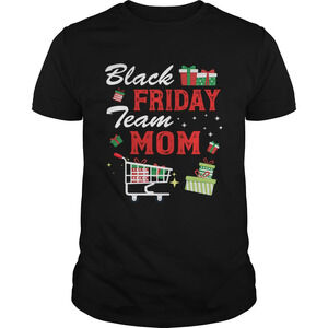 Black Friday Team Mom Shopping Matching Family Christmas Shirt